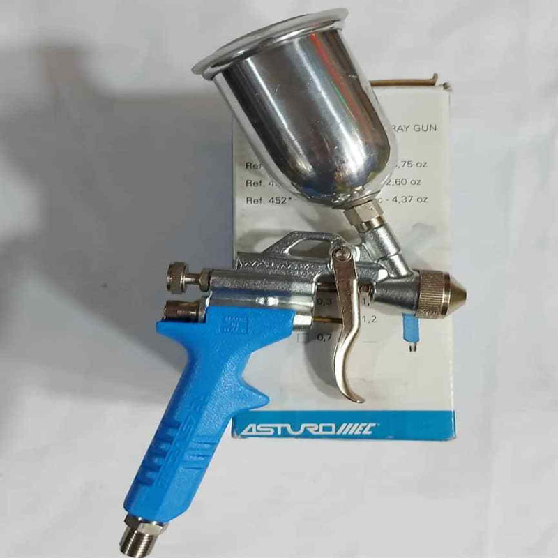 پیستوله های رنگپاش سایه پاش کله قندی دسته آبی آسترومعک (ASTUROMEC) اصلی