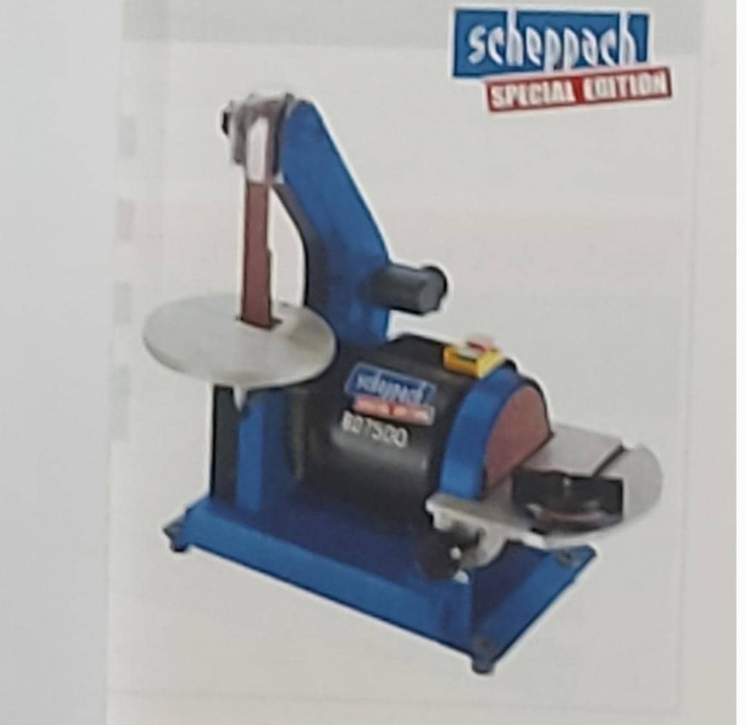 دستگاه سنباده زن نواری و تانکی دوکاره زمینی بزرگ شپچ (Scheppach)