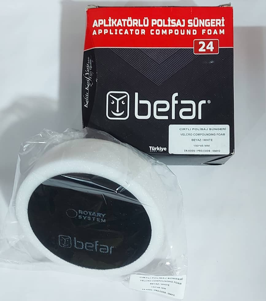 پدهای پولیش اسفنجی پشت چسب دار فوق حرفه ای بفر (Befar) استارک